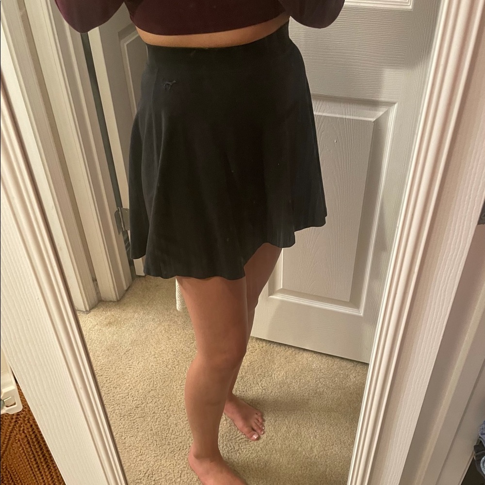 Pink Black Mini Skirt